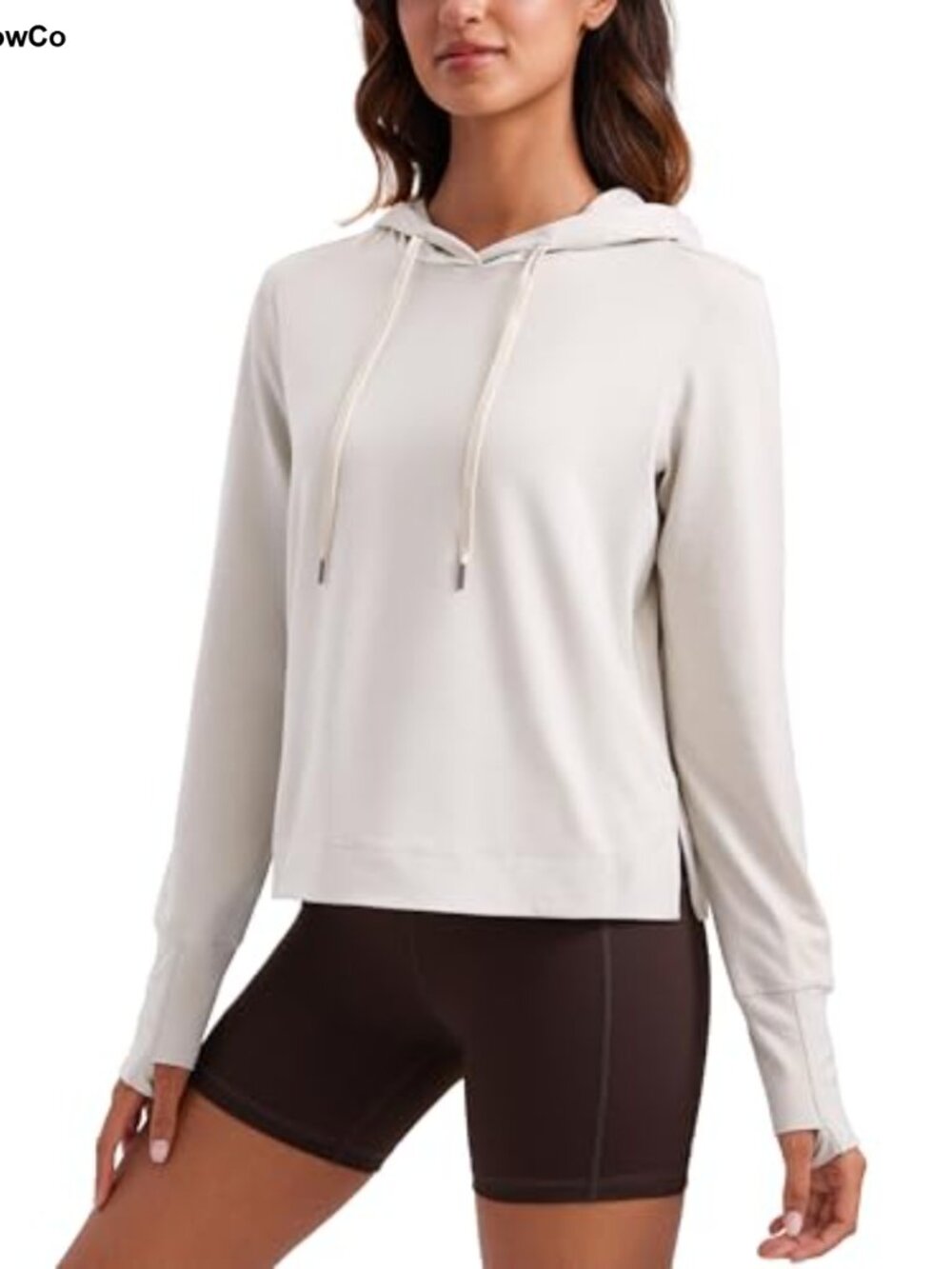 Cloud Jersey Hoodie Long Sleeve Relaxed Fit Thumb Holes